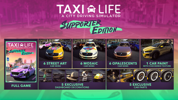 出租生涯——支持者包 Taxi Life: A City Driving Simulator - Supporter Pack 杉果游戏 sonkwo