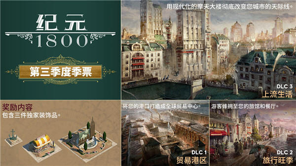 undefined Anno 1800 - Season 3 Pass 杉果游戏 sonkwo