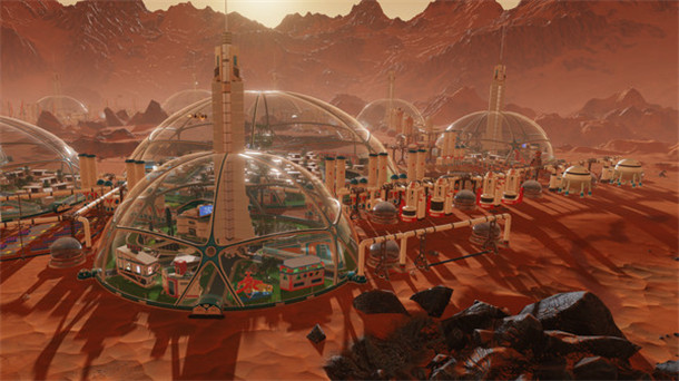 Surviving mars stellaris dome set описание